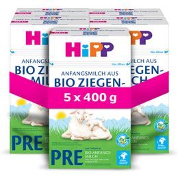 HiPP 5x Kozí mléko HiPP 1 BIO od narození 400g 0m+