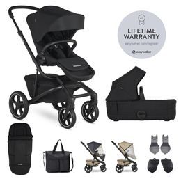 Easywalker Jimmey Set XXL Pepper Black s příslušenstvím