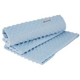 ESITO Dětská deka dvojitá MINKY jednobarevná Blue - modrá / 75 x 100 cm