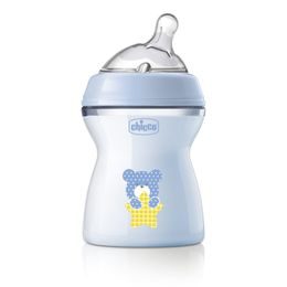 Chicco Láhev kojenecká Natural Feeling 250ml chlapec 2m+