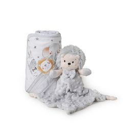 Interbaby SET - OSUŠKA froté 100x100 SAFARI + PŘÍTULKA - šedá