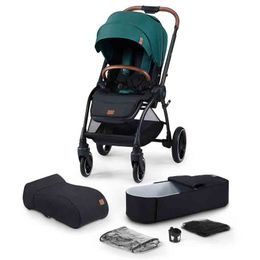 Kinderkraft Evolution Cocoon 2v1 Midnight Green