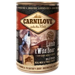 Carnilove Wild Meat Jehněčí a Divočák 400 g