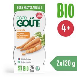 Good Gout BIO Mrkvové pyré (2x120 g)