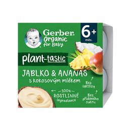 Gerber Organic rostlinný dezert 4x90g