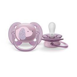 Philips AVENT Šidítko Ultrasoft Premium 6-18m fialová, 1 ks