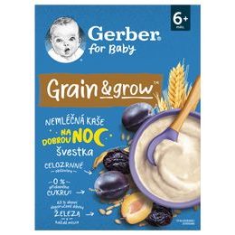 Gerber Nemléčná kaše pšenično-ovesná švestka 200 g
