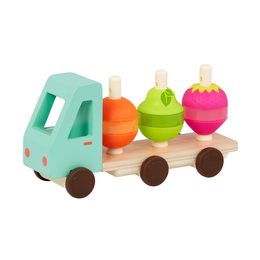 B-Toys Náklaďák dřevěný Stack & Roll Fruit Truck