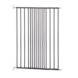 BabyDan zábrana Pet Gate Streamline, BLACK, 63,5-107 cm