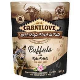 Carnilove Dog Pouch Paté Buffalo with Rose Petals 300 g