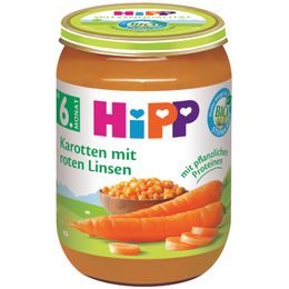 HiPP BIO Mrkev s červenou čočkou 190g