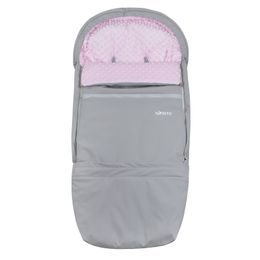 ESITO Rostoucí Fusak Soft Minky UNI Pink - šedá / růžová / 110 x 49 cm