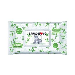 Bamboolove Vlhčené ubrousky bambus 60 ks