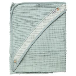 Bebe-Jou Mušelínový ručník s kapucí Pure Cotton Green