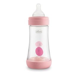 Chicco Láhev kojenecká Perfect 5 silikon 240ml dívka