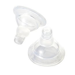 Mii™ Feeding "Flutter Flex Fast Flow Silicone Nipples" - Savička rychlý průtok silikon 2ks (6-9m)