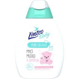 LINTEO BABY Dětské mycí mléko a šampon s Bio měsíčkem lékařským 250ml