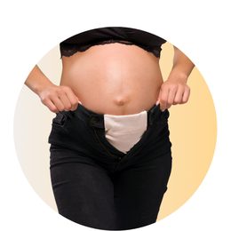 CARRIWELL Těhotenský externí nastavitelný pás