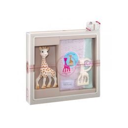 Vulli Dárkový set - žirafa Sophie + pouzdro na zápisky & kousátko v barvě Ivory