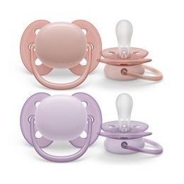 Philips AVENT Šidítko Ultrasoft Premium neutral 0-6m 2ks