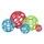 JW Hol-EE děrovaný míč - mix barev - 5cm Mini