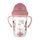 Canpol babies Nevylévací hrneček se slámkou a závažím BONJOUR PARIS 270ml růžový