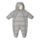 LEOKID Baby Overall Eddy Gray Mist vel. 0 – 3 měsíce (vel. 56)