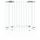 CLIPPASAFE zábrana SWING (KOV) 72.5-95cm Bílá