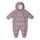 LEOKID Baby Overall Eddy Lilac Gray vel. 0 – 3 měsíce (vel. 56)