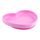 Chicco Silikonový talíř srdíčko růžová 9 m+