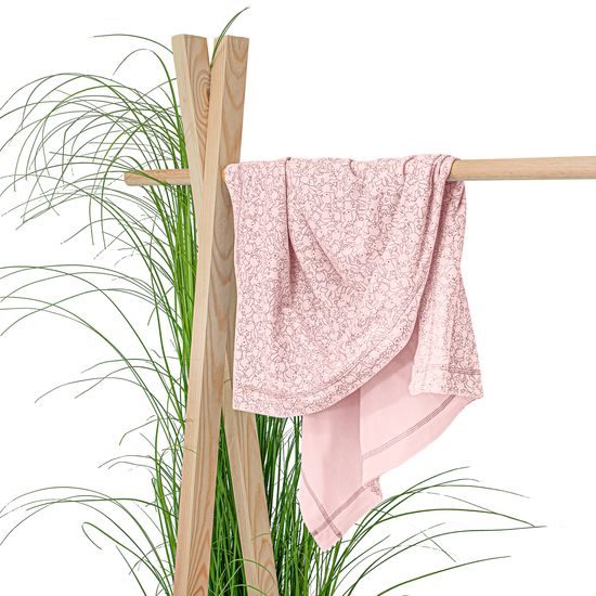 ESITO Dvojitá letní deka pro miminko Zája Delicate pink 75x100cm