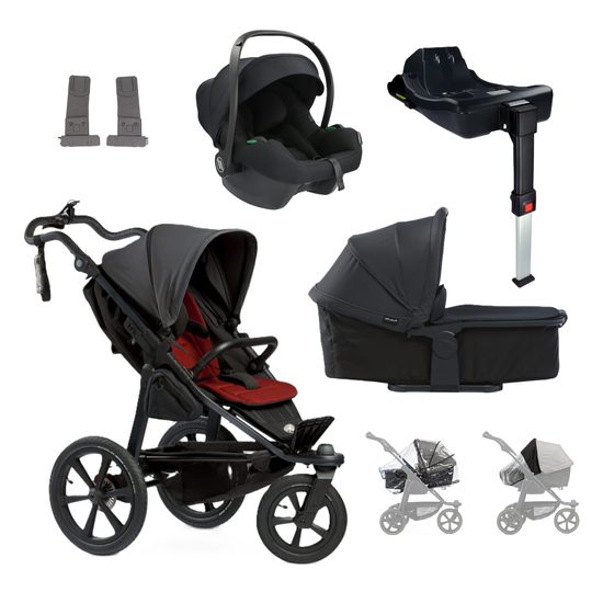 TFK set PRO 2024 frame Pro + stroller seat Pro + carrycot Pro combi + příslušenství + Avionaut Cosmo 2.0 + Base Dock 2