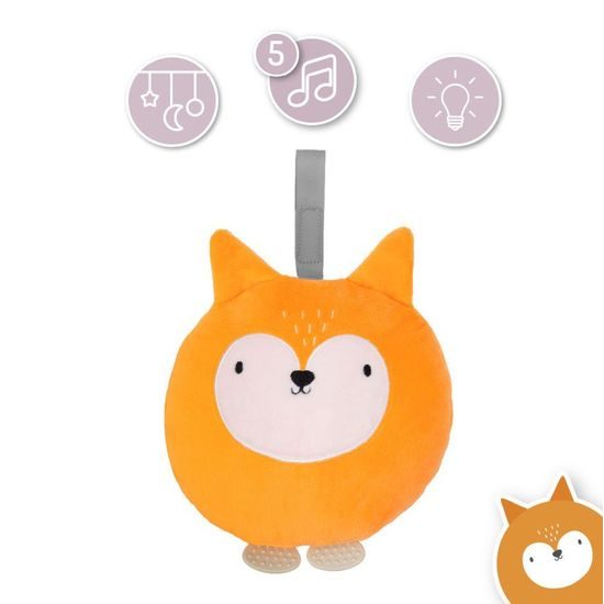 MoMi Šumící hračka LULU liška oranžová