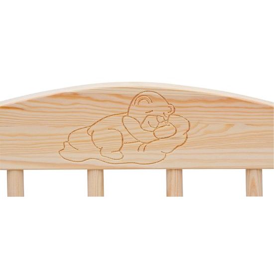 Scarlett Dětská postýlka k posteli rodičů BABY ECO (borovice) přírodní 90x41cm