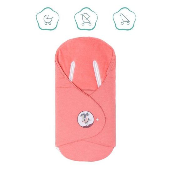 Fillikid Zavinovací deka bunny pink