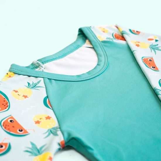 Bambino Mio Dětské tričko do vody s rukávem, UV 50+, Tropical, vel. S