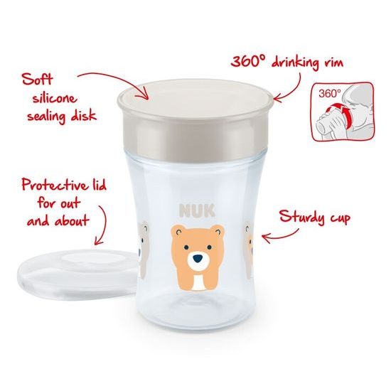 NUK Magic Cup s víčkem 230ml