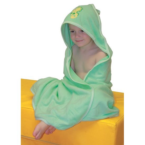 Scarlett Froté ručník s kapucí Hvězda zelená