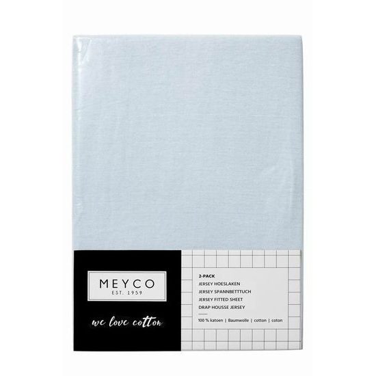 Meyco Žerzejové prostěradlo 40x80/90 - Light blue