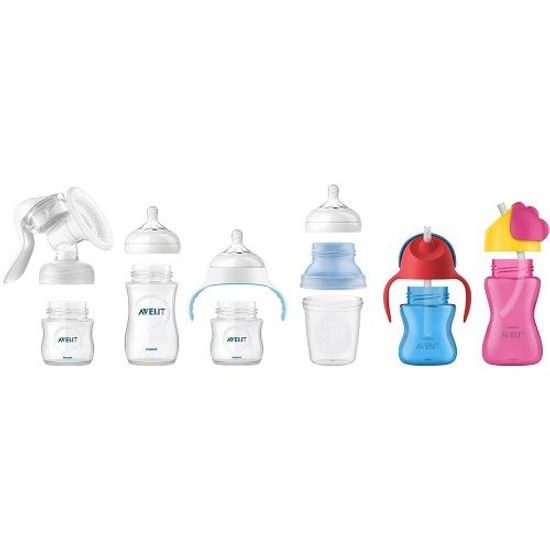 Philips AVENT Odsávačka mateřského mléka manuální + VIA 180ml 5ks