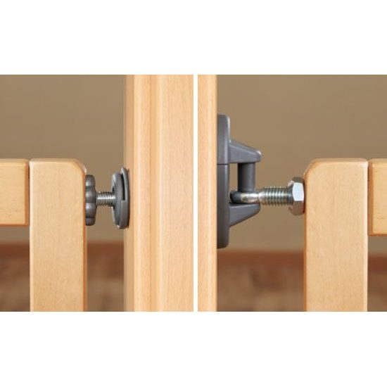 Reer Zábrana Basic TwinFix Simple-Lock dřevěná