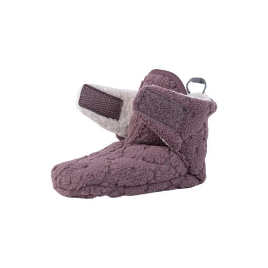 LODGER Slipper Folklore Fleece Mauve 6 - 12 měsíců