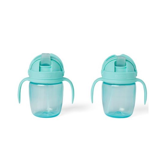 Skip Hop Hrnek rostoucí Sip-to-Straw Teal 6 m+