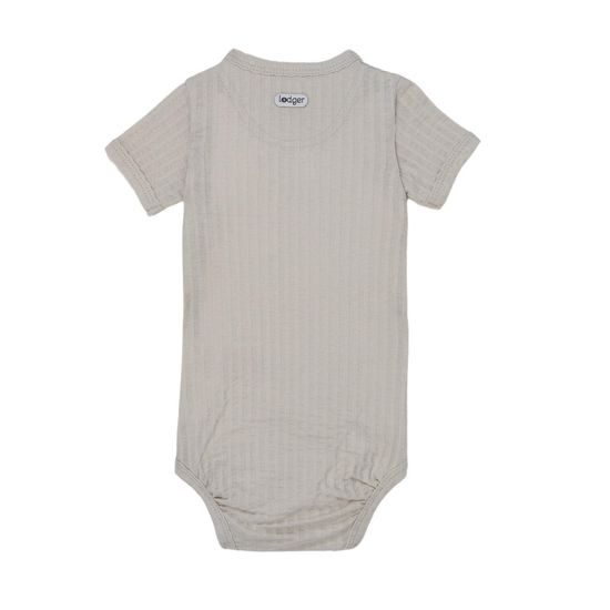 LODGER Romper SS Seersucker Steel 68