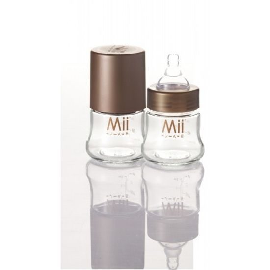 Mii™ Feeding "Glass Nurser Bottle" - Skleněná kojenecká lahev 118 ml 2ks