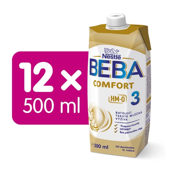 BEBA 12x COMFORT 3 (500ml)