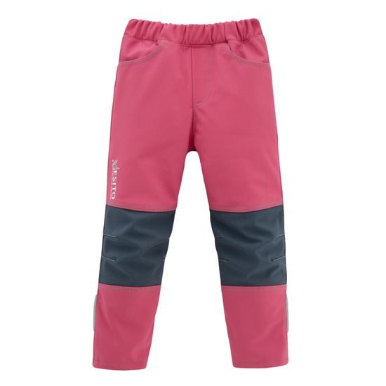 ESITO Dětské softshellové kalhoty DUO Pink - 80 / růžová