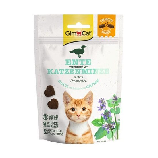 Gimborn Gimcat CrunchySnacks Kachna s Catnipem 50g