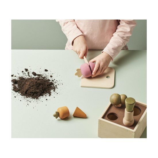 Kids Concept Květináč se zeleninou dřevěný Bistro