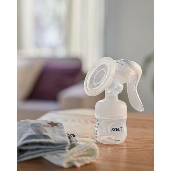 Philips AVENT Odsávačka mateřského mléka manuální + VIA 180ml 5ks